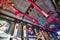 Puerta Vallarta, Mexico-18 April, 2018: Malecon entertainment area, bars and dance clubs