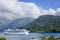 Puerto Chacabuco, Chile, Cruise ship.