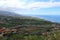 Puerto de la Cruz seen from the Humboldt viewpoint, La Orotava, Tenerife. Spain