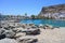 Puerto de Mogan and the beach at Gran Canaria, Spain