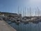 Puerto de Mogan, Gran Canaria, Canary Islands, Spain December 18, 2020: Marina with sailing ships and boats and colorful