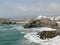 Puerto Fiel Lima beach in a sunny day