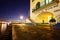 Puerto Mogan harbor entrance in the evening - Gran Canaria