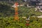 PUERTO PLATA, DOMINICAN REPUBLIC - DECEMBER 15, 2018: Cabin of Teleferico Cable car in Puerto Plata, Dominican Republ