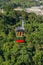 PUERTO PLATA, DOMINICAN REPUBLIC - DECEMBER 15, 2018: Cabin of Teleferico Cable car in Puerto Plata, Dominican Republ