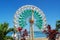 Puerto Princesa city baywalk park peacock statue in Palawan, Philippines