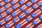 Puerto Rico Flag Urban Grunge Pattern