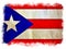 Puerto Rico grunge flag