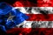 Puerto Rico smoke flag, United States dependent territory flag