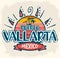 Puerto Vallarta Mexico - vector icon, emblem design