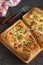 PUFF PASTRY BREAKFAST TART WITH EGGS AND TOMATOES