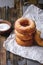 Puff pastry donuts cronuts