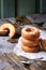 Puff pastry donuts cronuts