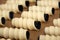 Puff pastry foam rolls or Schillerlocken Schaumrollen for sweet pastry raw