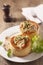 Puff pastry with mushroom and cream