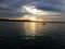 Puget Sound at dusk looking across Elliot Bay.