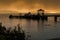 Puget Sound Ferry Boat on a Foggy Morning.