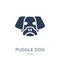 Puggle dog icon. Trendy flat vector Puggle dog icon on white background from dogs collection