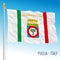 Puglia, flag of the region, Italy