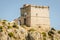 Puglia, Italy, old tower at Porto Selvaggio
