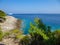 Puglia - Luxury yachts in turquoise bay lagoon on Tremiti Islands (Isole Tremiti) in Adriatic Sea