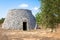 Puglia Region, Italy. Traditional warehouse made of stone