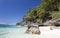 Puka Shell Beach. Boracay island