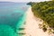 Puka Shell Beach, Boracay Island, Philippines, aerial view