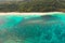 Puka Shell Beach, Boracay Island, Philippines, aerial view