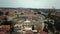 Pula, Croatia. Aerial View of Roman Arena Amphitheatre Landmark and Cityscape
