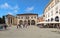 PULA, CROATIA - SEPTEMBER 1, 2017: The Forum square in Pula