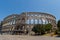 Pula july 2011 : Arena of Pula, ancient roman amphitheatre. Croatia