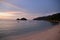 Pulau Pangkor Island, Malaysia. Teluk Nipah beach by sunset