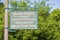 Pulgas Water Temple sign, San Francisco bay, California