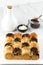 Pull Apart Japanese Hokkaido Bread with Chocolate Sprinkle and Grated Cheese