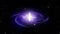 Pulling backward from Milky Way galaxy with looks like all stars are being pulled toward galaxy`s centre