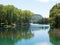 The Pullinque lagoon, in the Chilean Patagonia, Los Rios region. Chile