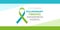 Pulmonary Fibrosis Awareness Month. Vector banner, poster, card for social media with the text September Pulmonary Fibrosis