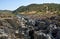 Pulo do Lobo (Wolf\'s leap) waterfall and cascade of river Guadiana, Alentejo, Portugal