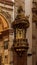 Pulpit details at St. Charles church, Vienna