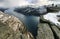 Pulpit Rock, view on the Lysefjord