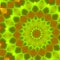 Pulsating Green Pattern