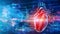 Pulsating Heart: Symbol of Health and Medical Innovation