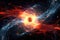 pulsating quasar in the heart of faraway galaxy