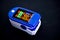 pulse  and oximeter medical device on black background