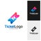 Pulse Ticket Logo Template Design Vector, Emblem, Creative design, Icon symbol concept