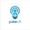 Pulse with Wireless Logo Design