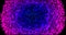 Pulsing colors moving outwards - Burning sun design with colors as flames. Abstract background, in blue, purple and pink