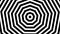 Pulsing striped center nonagon minimal black and white background loop. Hypnotic nonagonal concentrate seamless backdrop.
