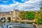 Pulteney Bridge over the Avon River in Bath, United Kingdom